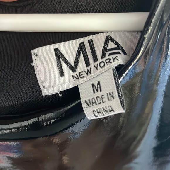 MIA New York, crackle dress black - Picture 3 of 4